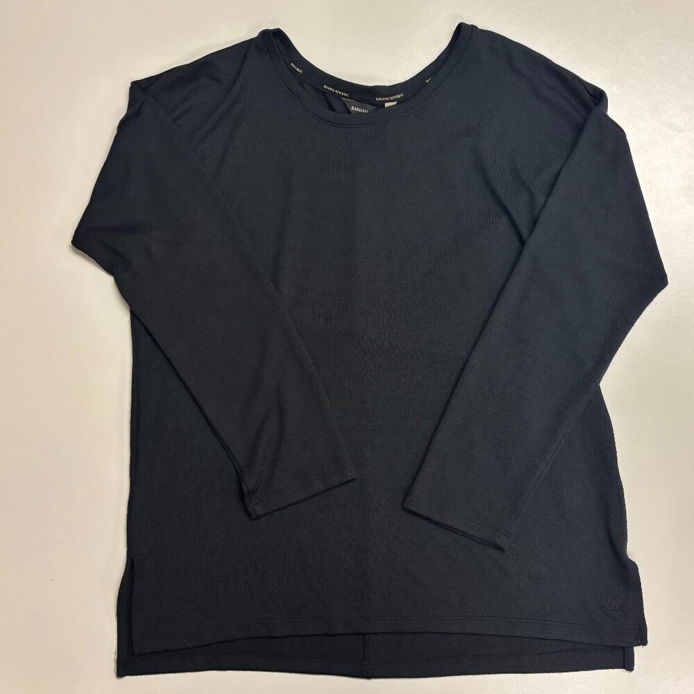 Banana Republic Black Long-Sleeve